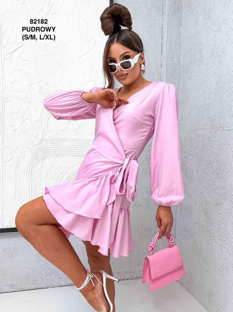 Sukienki damskie (Polska produkt) Roz S/M-L/XL Paczka 5 szt /1 Kolor